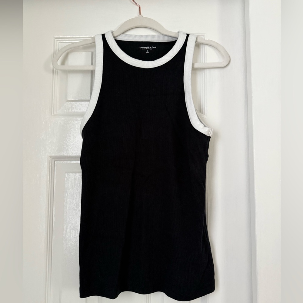 Black Tank with White Trim